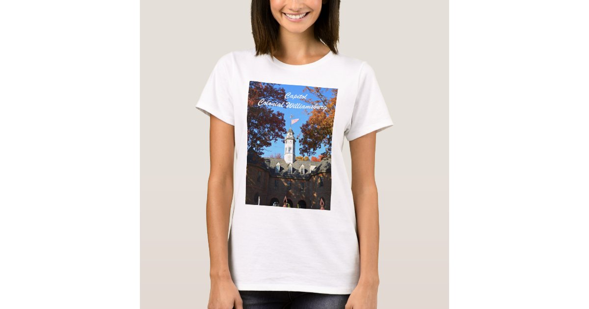 Capitol, Colonial Williamsburg TShirt Zazzle