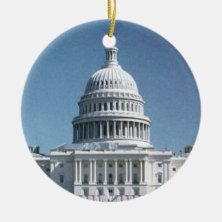Capitol Dome Crop from jpg Ceramic Ornament