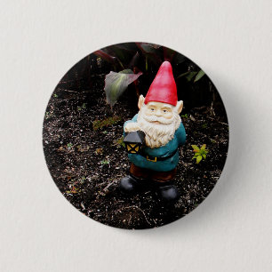 Capitol Garden Gnome Pinback Button