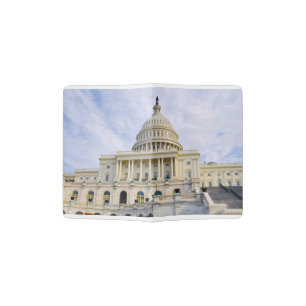 Capitol Hill Building in Washington DC Passport Holder