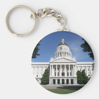 Capitol in Sacramento Keychain