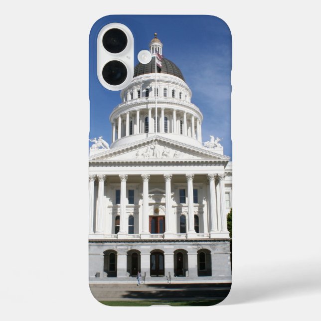 Capitol Majesty: Sacramento's Timeless Icon Case-Mate iPhone Case (Back)