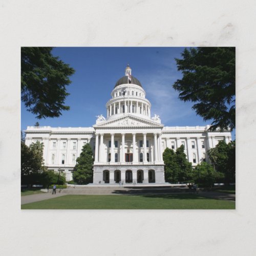 Capitol Majesty Sacramentos Timeless Icon Postcard