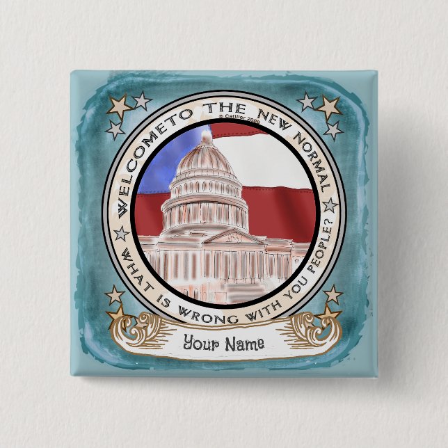 Capitol New Normal  Button (Front)