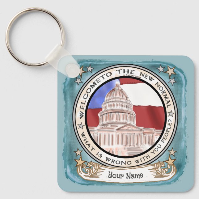 Capitol New Normal  Keychain (Front)