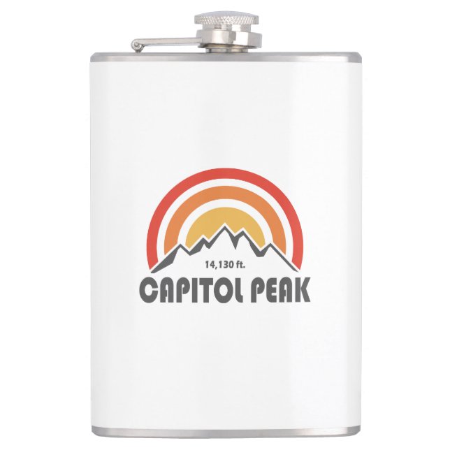 Capitol Peak Flask (Front)