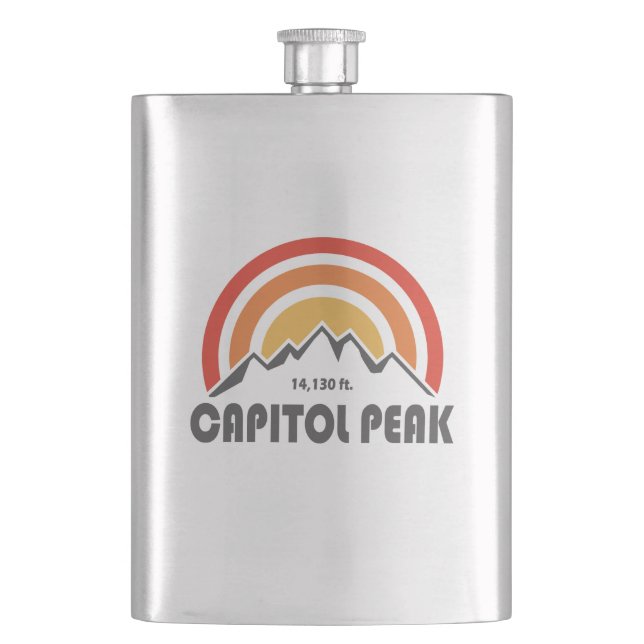 Capitol Peak Flask (Front)