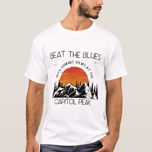Capitol Peak Hiking And Mountain Climbing Trails T_Shirt