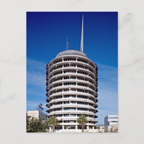 Capitol Records Tower LA Postcard