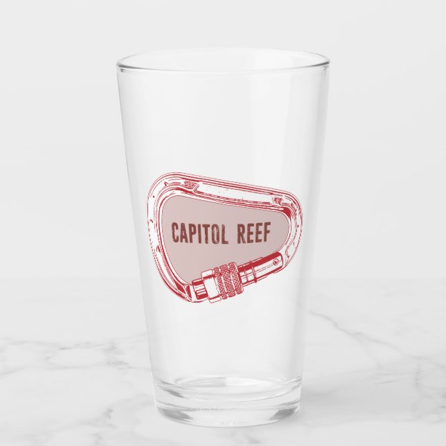 Capitol Reef Climbing Carabiner Glass (Front)