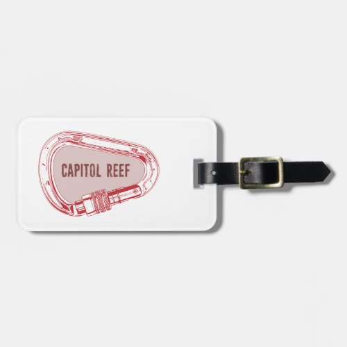Capitol Reef Climbing Carabiner Luggage Tag