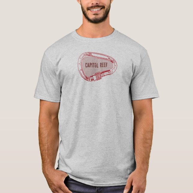 Capitol Reef Climbing Carabiner T-Shirt (Front)