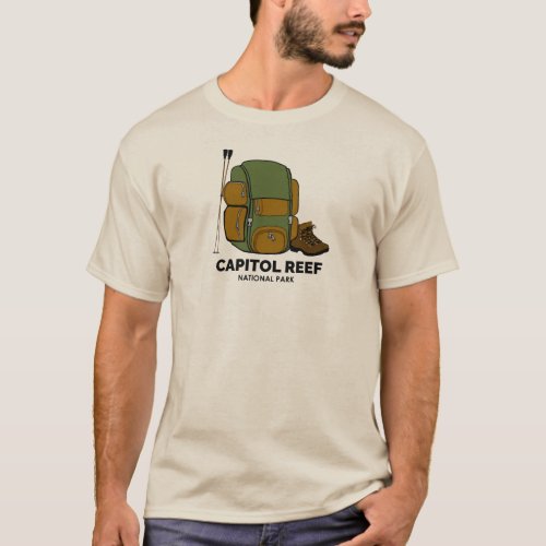 Capitol Reef National Park Backpack T_Shirt
