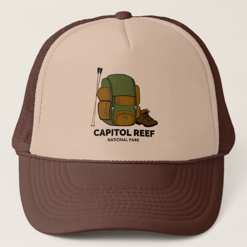 Capitol Reef National Park Backpack Trucker Hat