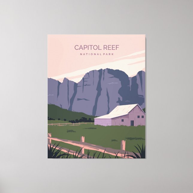  Capitol Reef National Park Canvas Print (Front)