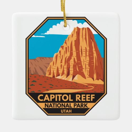 Capitol Reef National Park Cathedral Valley Loop  Ceramic Ornament