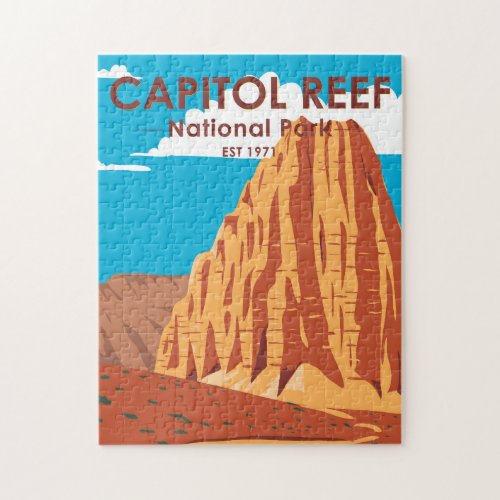 Capitol Reef National Park Cathedral Valley Loop Jigsaw Puzzle
