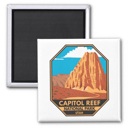 Capitol Reef National Park Cathedral Valley Loop  Magnet