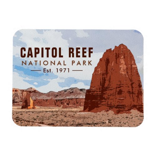 Capitol Reef National Park Cathedral Valley Loop Magnet