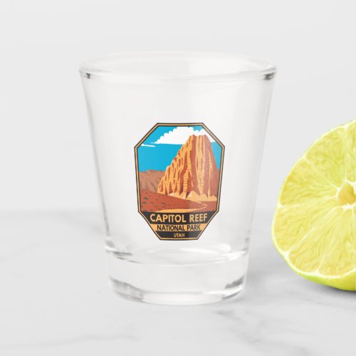 Capitol Reef National Park Cathedral Valley Loop  Shot Glass