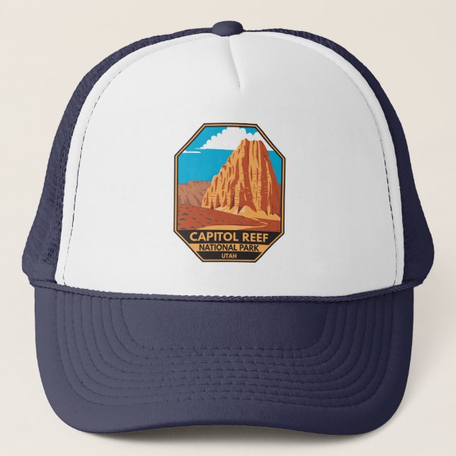 Capitol Reef National Park Cathedral Valley Loop  Trucker Hat (Front)