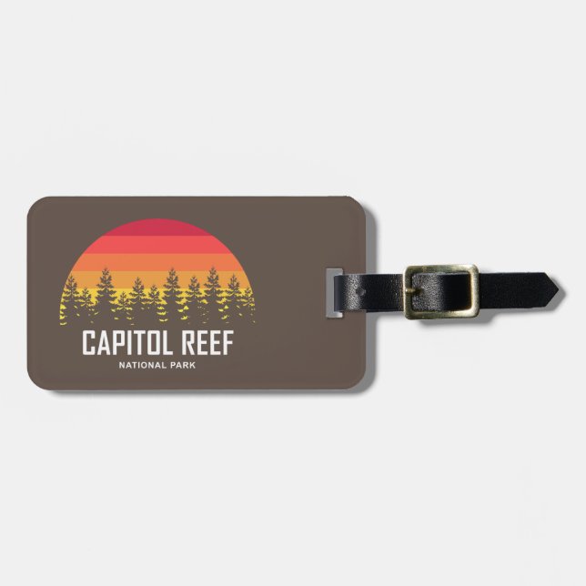 Capitol Reef National Park Luggage Tag (Front Horizontal)