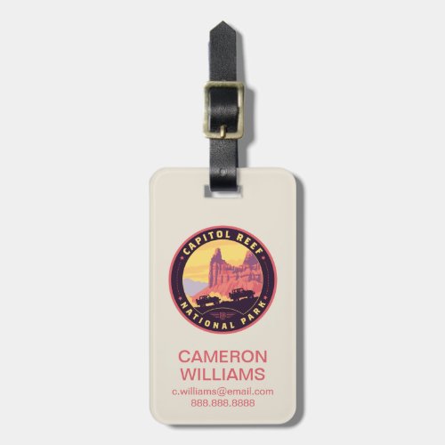 Capitol Reef National Park Luggage Tag