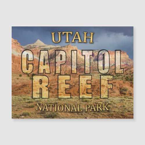 Capitol Reef National Park Magnetic Card