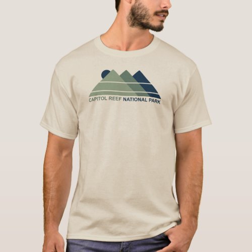 Capitol Reef National Park Mountain Sun T_Shirt