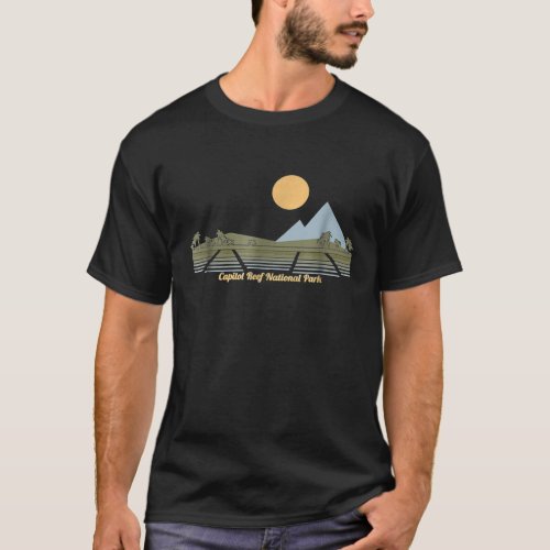 Capitol Reef National Park Shirt Retro Utah Campin