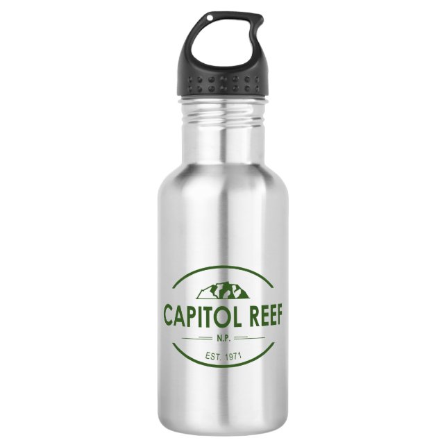 Capitol Reef National Park Stainless Steel Water Bottle (Front)