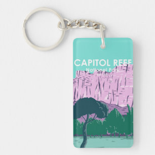 Capitol Reef National Park Utah Double Sided Keychain