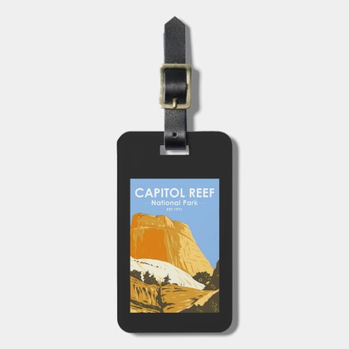Capitol Reef National Park Utah Golden Throne Luggage Tag
