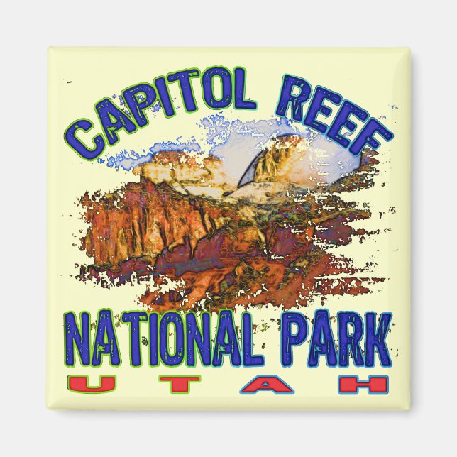 Capitol Reef National Park Utah Magnet (Front)