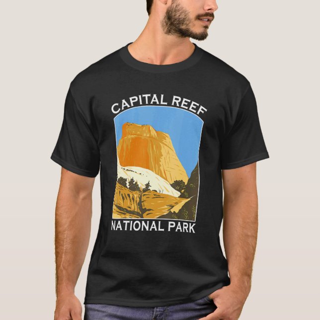 Capitol Reef National Park Utah Outdoors Hiking So T-Shirt (Front)
