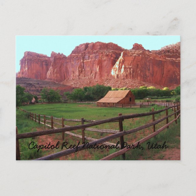 Capitol Reef National Park, Utah Postcard (Front)