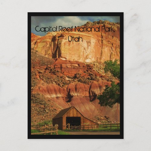 Capitol Reef National Park Utah Postcard