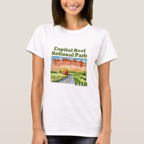 capitol reef national park utah T_Shirt