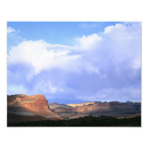 Capitol Reef National Park, Utah. USA. Cumulus Photo Print