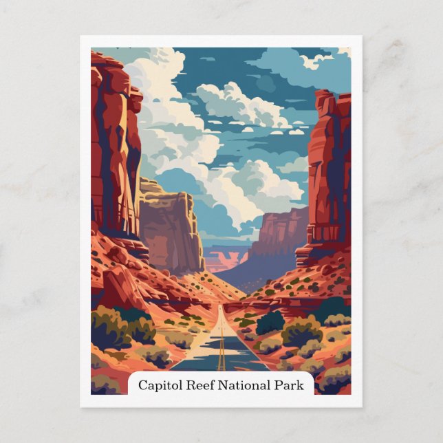 Capitol Reef National Park, Utah USA Postcard (Front)