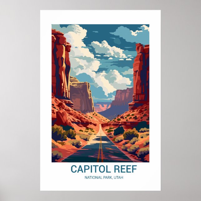 Capitol Reef National Park Utah USA  Poster (Front)