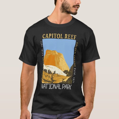 Capitol Reef National Park Utah Vintage Distressed T_Shirt