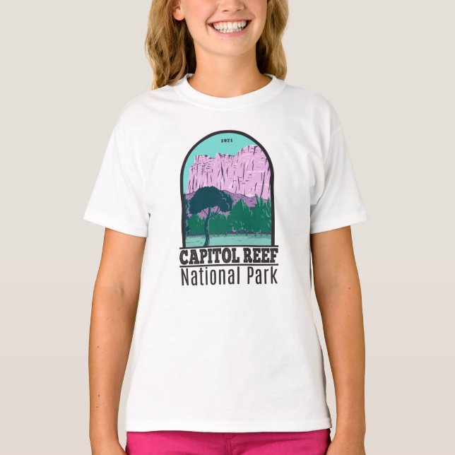 Capitol Reef National Park Utah Vintage T-Shirt (Front)