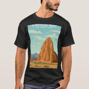 Capitol Reef National Park Vintage and Retro Trave T-Shirt