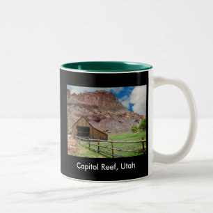 Capitol Reef, Utah Two-Tone Coffee Mug