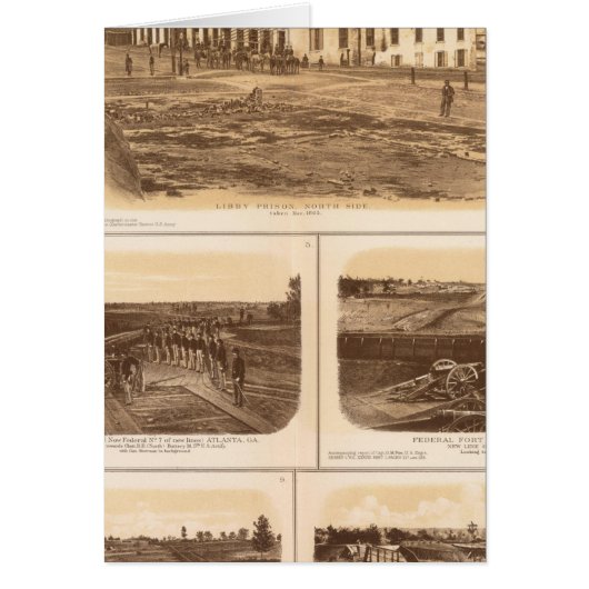 Capitol, Richmond Libby Prison Cards (Front)