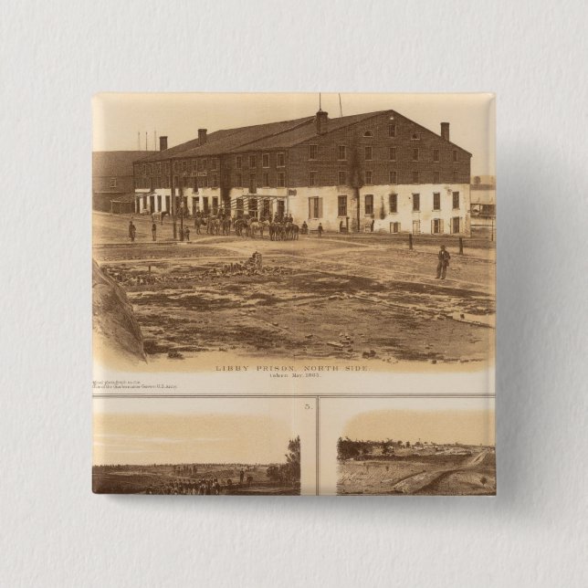 Capitol, Richmond Libby Prison Pinback Button (Front)