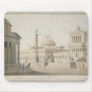 Capitol, set for 'La clemeza di Tito' by Mouse Pad