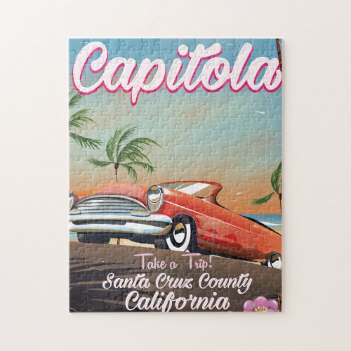 Capitola California Vintage travel poster Jigsaw Puzzle