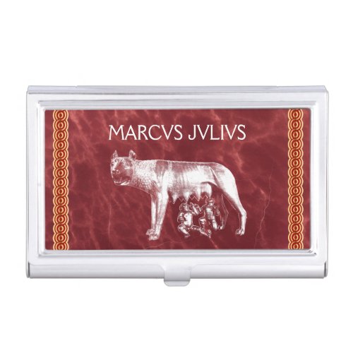 Capitoline She_Wolf Business Card Holder